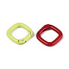 Spray Painted Alloy Spring Gate Rings PALLOY-T092-78-2
