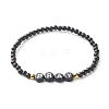 Pray & Love Acrylic Beads Stretch Bracelet Set for Gift BJEW-JB06679-13