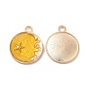 Alloy Enamel Pendants ENAM-N054-008E-G-1