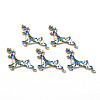 Alloy Enamel Pendants ENAM-N055-017A-01-NR-1