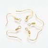 Brass French Earring Hooks X-KK-Q366-G-NF-1