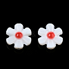 Natural Freshwater Shell Enamel Beads SHEL-N003-27C-2