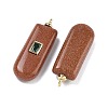 Synthetic Goldstone Pendants KK-C251-01H-02-2
