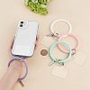 CHGCRAFT 8Pcs 4 Colors Silicone Loop Phone Lanyard KEYC-CA0001-24-3