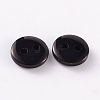 2-Hole Flat Round Resin Sewing Buttons for Costume Design BUTT-E119-28L-13-2