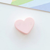 Rubberized Style Opaque Acrylic Beads MACR-WH0007-52B-1