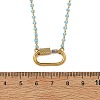 Handmade Enamel Beaded Necklaces NJEW-JN06628-5