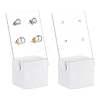 2Pcs 2 Style Acrylic Earring Display Stands EDIS-CA0001-01-1