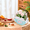 12Pcs 4 Styles Teapot Shaped Paper Bouquet Packing Boxes DIY-SP0006-40-6