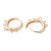 Brass Hoop Earring Findings KK-Q770-12G-2