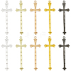 40Pcs 5 Colors Alloy Big Pendants FIND-SC0018-10A-1