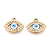 304 Stainless Steel Rhinestone Pendants STAS-N110-52A-G-1