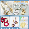 2Sets Brass Keychain Clasps KK-BC0014-47A-5