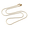 304 Stainless Steel Boston Chain Necklaces STAS-O053-16G-4