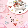 40Pcs 10 Styles Alloy Enamel Pendants ENAM-YW0005-63-4