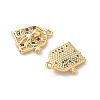Brass Micro Pave Cubic Zirconia Charms KK-C099-01E-G-2