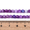 Dyed Natural White Jade Beads Strands G-T139-4mm-60-11-5