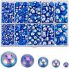 70G  5 Styles ABS Plastic Imitation Pearl Cabochons OACR-SC0001-45E-1