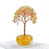 Natural Citrine Chips Tree Decorations PW-WG40737-04-1