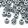 Opaque Stripe Resin Beads LS-X1-RESI-S344-12-1