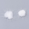 Faux Mink Fur Ball Decoration X-FIND-S267-3.5cm-15-2