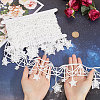 5Yards Star Polyester Lace Trim Ribbon OCOR-GF0004-05B-3