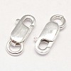 925 Sterling Silver Lobster Claw Clasps STER-F014-08C-1