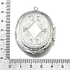 Rack Plating Brass Locket Pendants KK-K277-09P-3