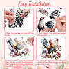 3 Sheets 3 Styles PVC Waterproof Decorative Stickers DIY-WH0404-077-3
