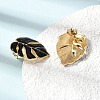 Brass Stud Earrings for Women KK-CBA9D38-05G-03-3