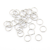 Tarnish Resistant 304 Stainless Steel Open Jump Rings STAS-J013-9x0.9mm-01-1