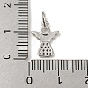 Rack Plating Brass Micro Pave Cubic Zirconia Pendants KK-A200-12P-3