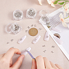 Alloy Rhinestone Cabochons MRMJ-WH0082-67P-3