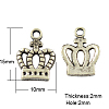 Tibetan Style Alloy Charms X-TIBEP-R354-01AS-LF-1
