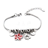 Alloy Beaded Bracelets PW-WG3770E-04-1