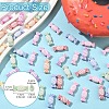 200Pcs Craft Style Acrylic Beads MACR-YW0003-56-2