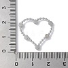 Stainless Steel Color 304 Stainless Steel Rhinestonet Pendants STAS-Q312-02B-P-3