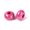 Opaque Acrylic European Beads OACR-E033-19I-2