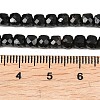 Natural Black Tourmaline Beads Strands X-G-P612-B01-01-5