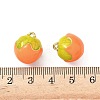 304 Stainless Steel Enamel Pendants STAS-I346-20G-07-3