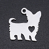 Non-Tarnish 201 Stainless Steel Silhouette Charms STAS-N090-JN853-1-1