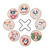 DIY 8Pcs Dog Coasters Diamond Art Painting Kit with Holder PW-WGE8F26-01-2