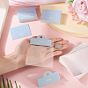 100Pcs Folding Flower Printed Paper Display Header Cards CDIS-TA0001-46D-7