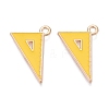 Alloy Enamel Pendants ENAM-Q004-01KCG-12-1
