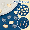   DIY Blank Oval Pendant Making Kits DIY-PH0021-46-4