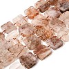 Natural Black Gold Rutilated Quartz Beads Strands GG-CBA4808-E01-01-2
