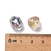 UV Plated Transparent Acrylic Beads OACR-P032-02M-3