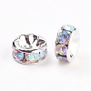 Brass Rhinestone Spacer Beads RB-A014-Z8mm-28S-NF-2