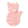 Embossed Graffiti Acrylic Pendants MACR-C011-06-3