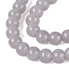 Imitation Jade Glass Beads Strands GLAA-T032-J6mm-10-4